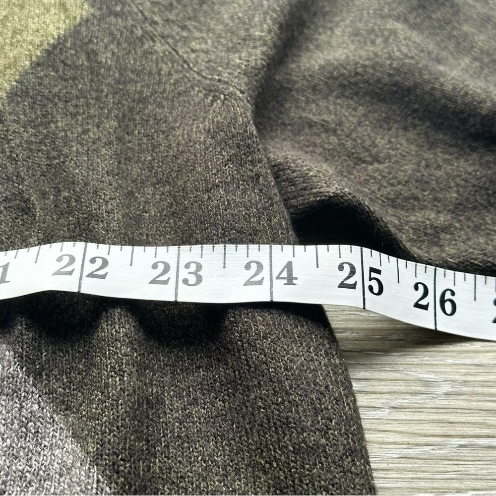 Dockers Mens Diamond Knit Pullover Crew Neck Sweater‎ Tan Green 2XL